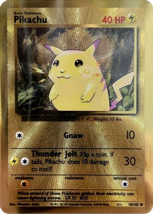 Pikachu - 58/102 (Celebrations Metal Card) 58 - Miscellaneous Cards & Products Holofoil