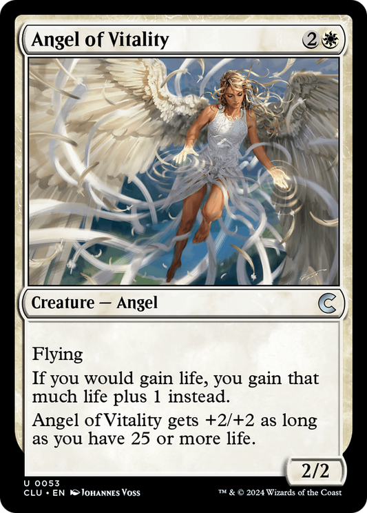 Angel of Vitality (CLU-053) - Ravnica: Clue Edition