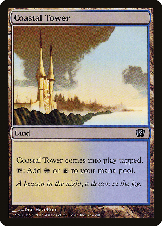 Coastal Tower (8ED-323★) - Eighth Edition Foil