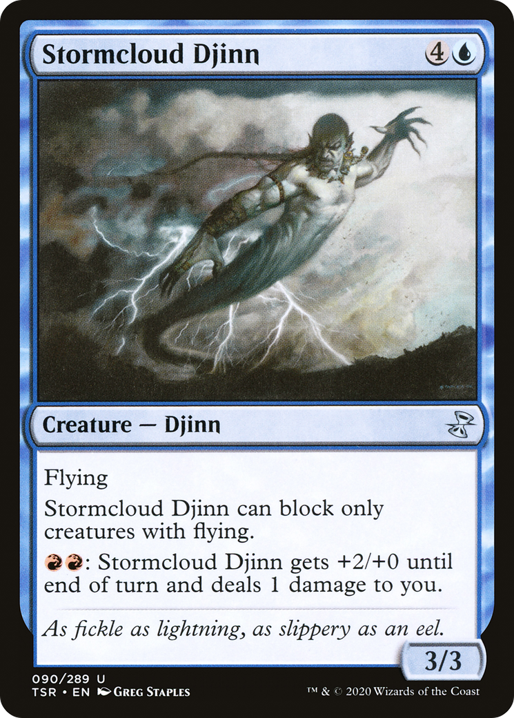 Stormcloud Djinn (TSR-090) - Time Spiral Remastered Foil