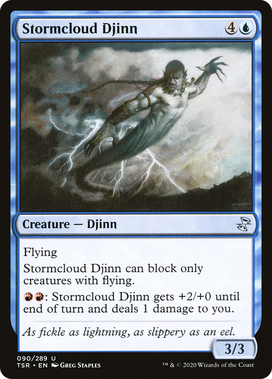 Stormcloud Djinn (TSR-090) - Time Spiral Remastered Foil