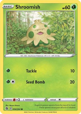 Shroomish 4/264 - Fusion Strike Reverse Holofoil