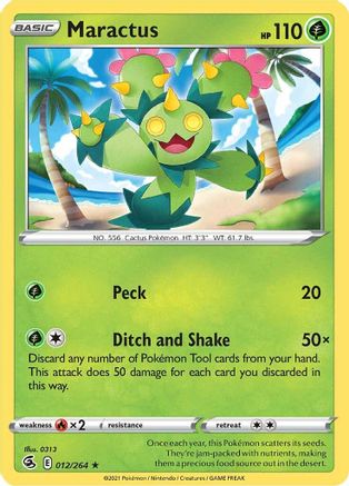 Maractus 012/264 - SWSH08 Fusion Strike Normal - Rare