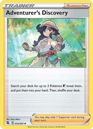 Adventurer's Discovery 224/264 - Fusion Strike Reverse Holofoil