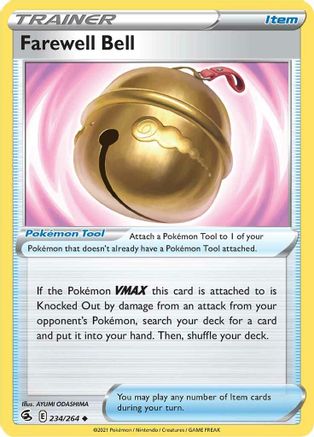 Farewell Bell 234/264 - SWSH08 Fusion Strike Reverse Holofoil - Uncommon