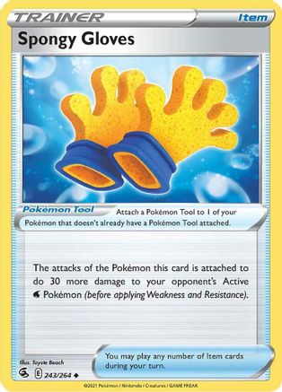 Spongy Gloves 243/264 - Fusion Strike Reverse Holofoil