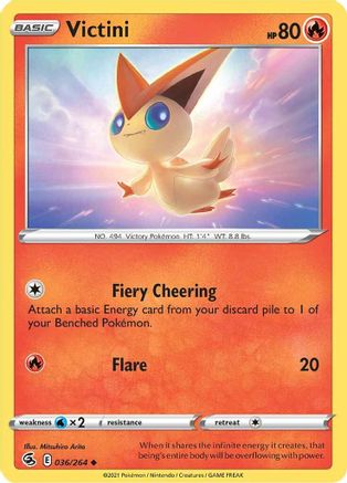 Victini 36/264 - Fusion Strike Reverse Holofoil