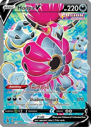Hoopa V (Full Art) 253/264 - SWSH08 Fusion Strike Holofoil - Ultra Rare