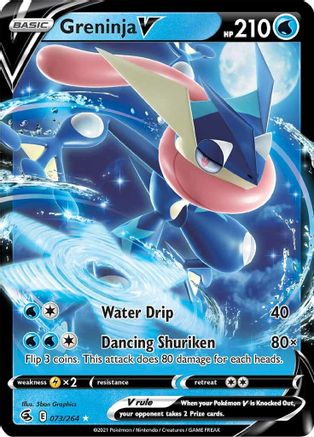 Greninja V 073/264 - SWSH08 Fusion Strike Holofoil - Ultra Rare