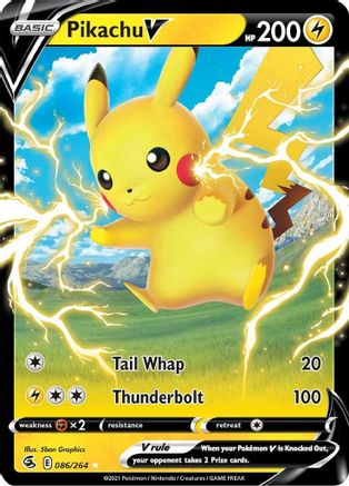 Pikachu V 86/264 - Fusion Strike Holofoil