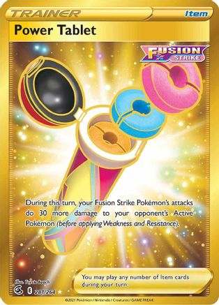 Power Tablet (Secret) 281/264 - SWSH08 Fusion Strike Holofoil - Secret Rare