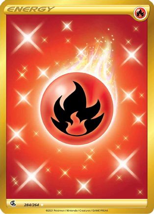 Fire Energy (Secret) 284/264 - SWSH08 Fusion Strike Holofoil - Secret Rare