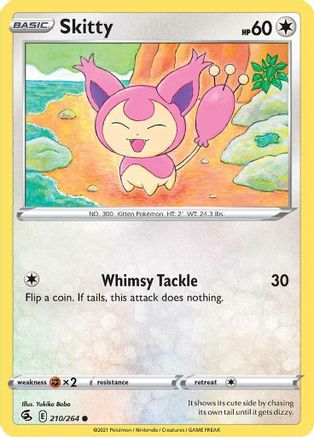 Skitty 210/264 - Fusion Strike Reverse Holofoil