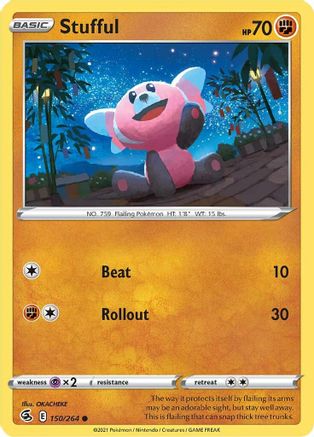 Stufful 150/264 - Fusion Strike Reverse Holofoil