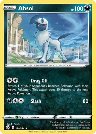 Absol 164/264 - Fusion Strike Reverse Holofoil