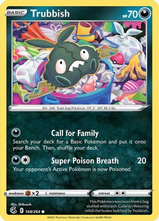 Trubbish 168/264 - Fusion Strike Reverse Holofoil