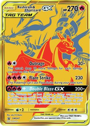 Reshiram & Charizard GX (SM247/248) - SM Promos Holofoil - Promo