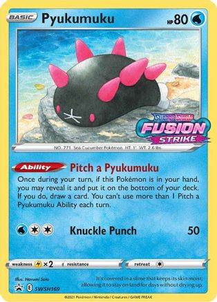 Pyukumuku SWSH169 - SWSH Sword & Shield Promo Cards Holofoil - Promo