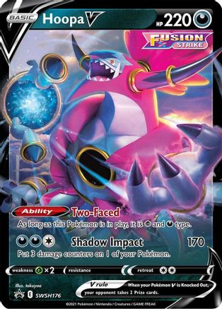 Hoopa V SWSH176 - SWSH Sword & Shield Promo Cards Holofoil - Promo