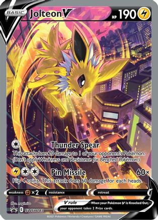 Jolteon V SWSH183 - SWSH Sword & Shield Promo Cards Holofoil - Promo
