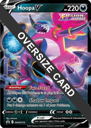 Hoopa V - SWSH176 SWSH176 - Jumbo Cards Holofoil