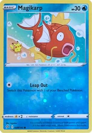 Magikarp - 039/192 (Reverse Cosmos Holo) 39 - Miscellaneous Cards & Products Reverse Holofoil