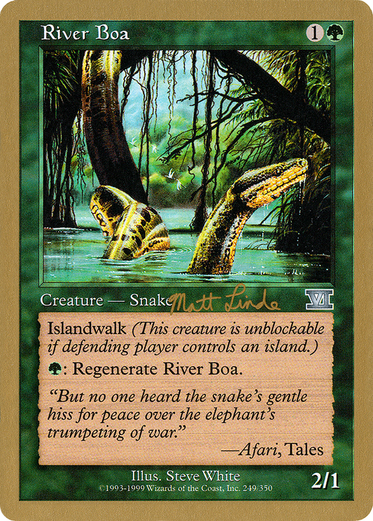 River Boa (WC99-ML249) - World Championship Decks 1999