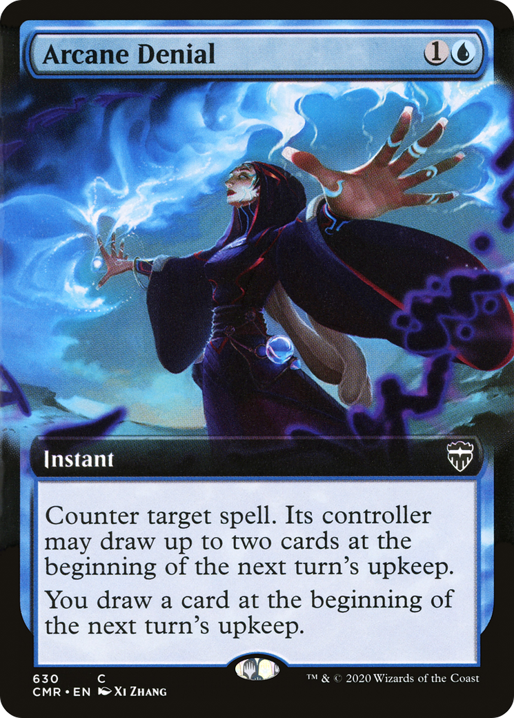 Arcane Denial (CMR-630) - Commander Legends: (Extended Art) Foil