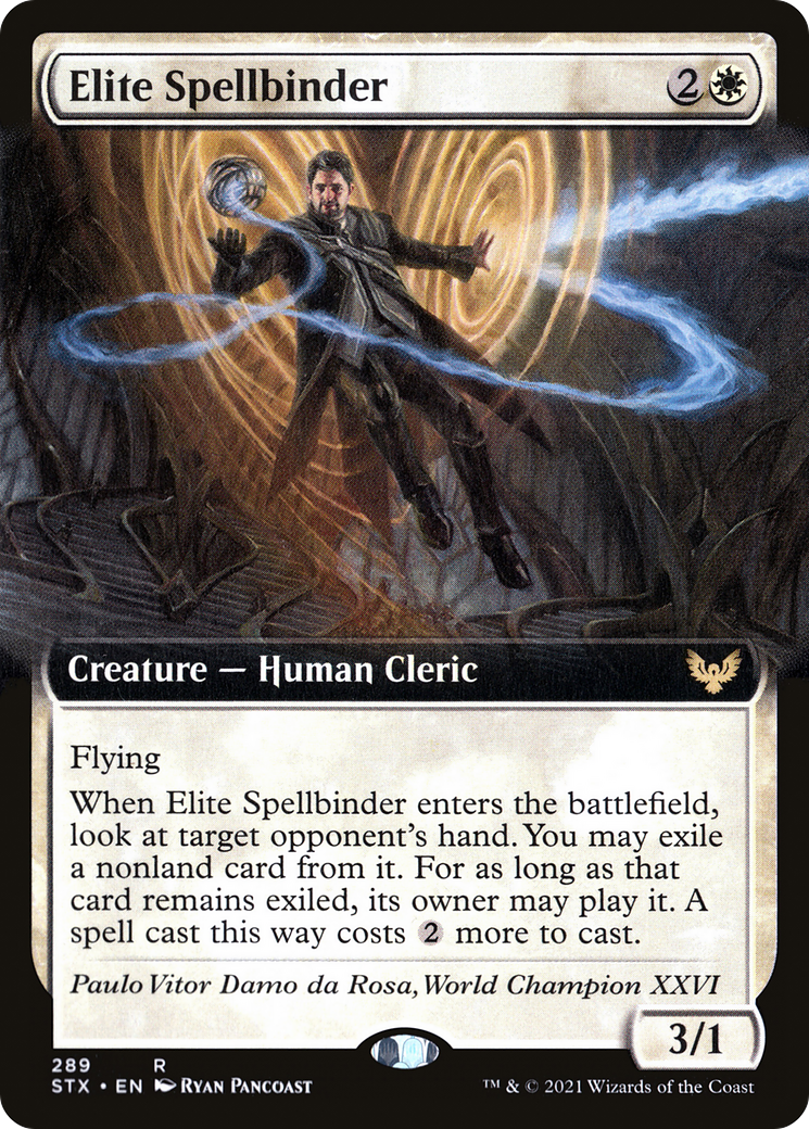 Elite Spellbinder (STX-289) - Strixhaven: School of Mages: (Extended Art) Foil