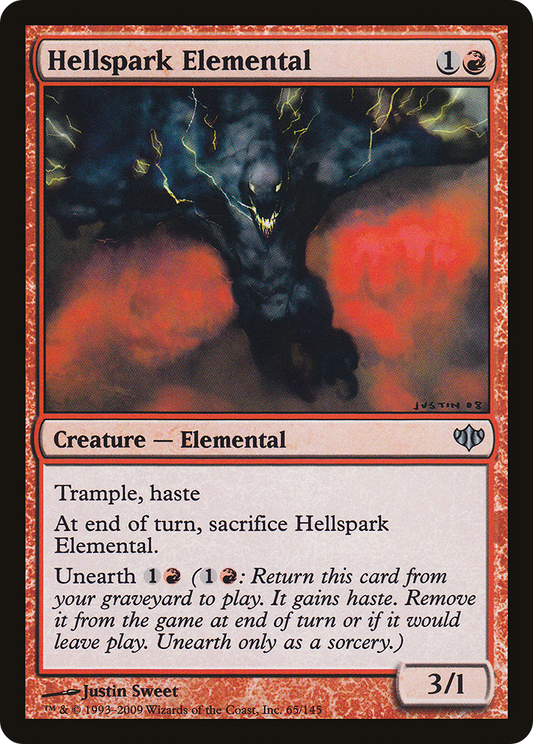 Hellspark Elemental (CON-065) - Conflux Foil