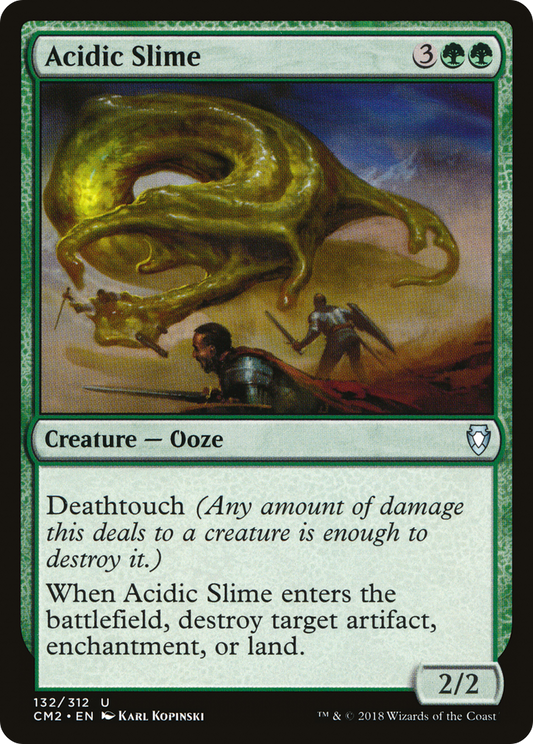 Acidic Slime (CM2-132) - Commander Anthology Volume II