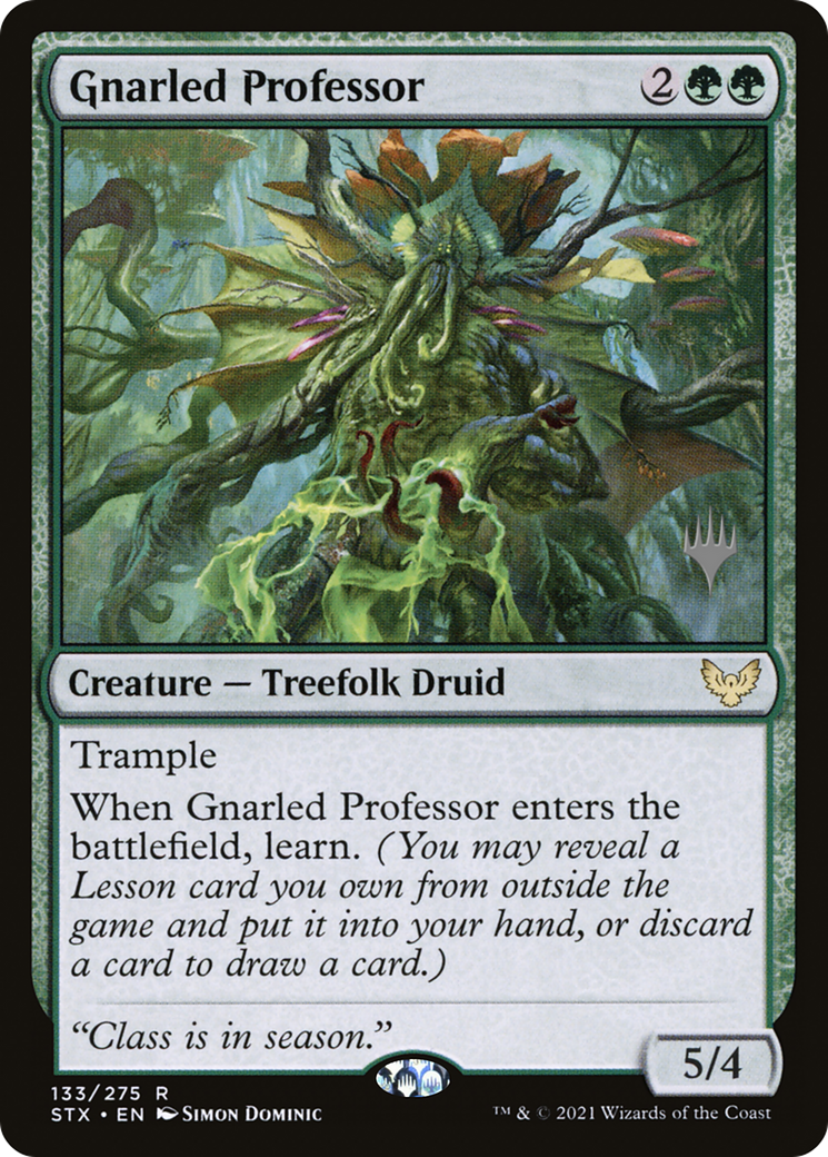 Gnarled Professor (PPSTX-133) - Strixhaven: School of Mages Promos (Promo Pack)