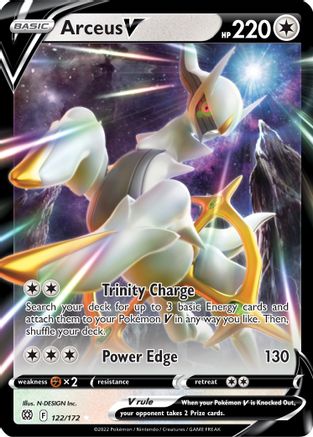 Arceus V 122/172 - Brilliant Stars Holofoil