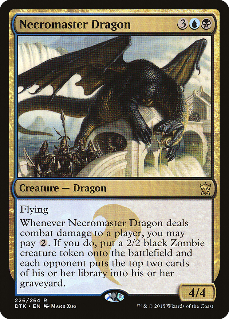 Necromaster Dragon  (DTK-226) - Dragons of Tarkir Foil