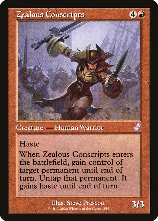 Zealous Conscripts (TSR-354) - Time Spiral Remastered