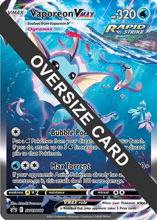 Vaporeon VMAX - SWSH182 SWSH182 - Jumbo Cards Holofoil