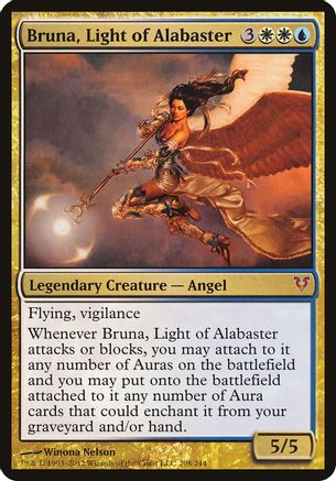 Bruna, Light of Alabaster (Open the Helvault) (OVER-208) - Oversize Cards Foil