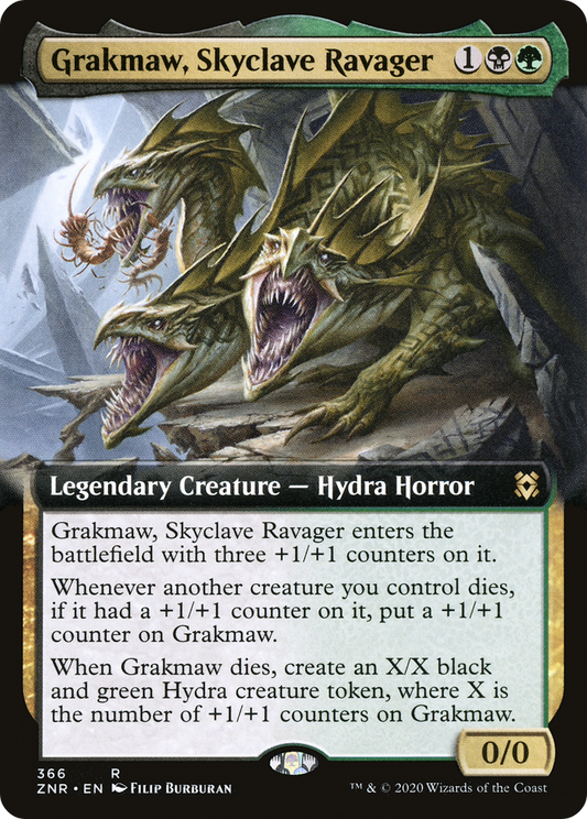 Grakmaw, Skyclave Ravager (ZNR-366) - Zendikar Rising: (Extended Art)