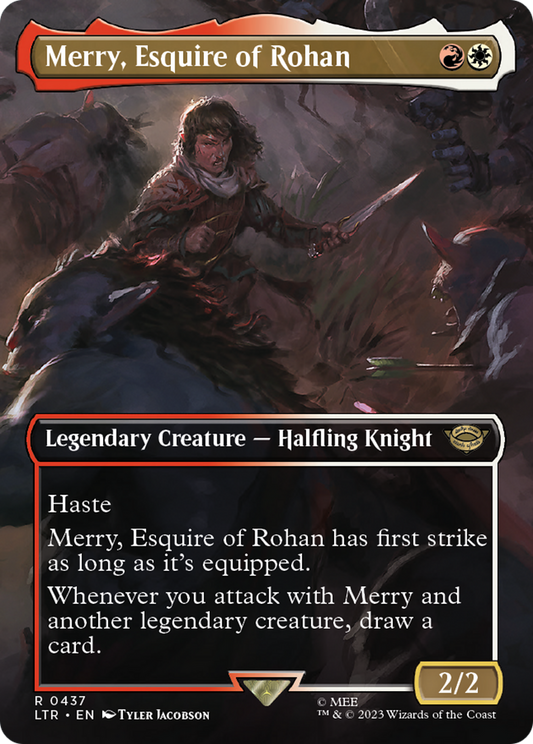 Merry, Esquire of Rohan (Borderless) (LTR-437) - The Lord of the Rings: Tales of Middle-earth (Borderless)
