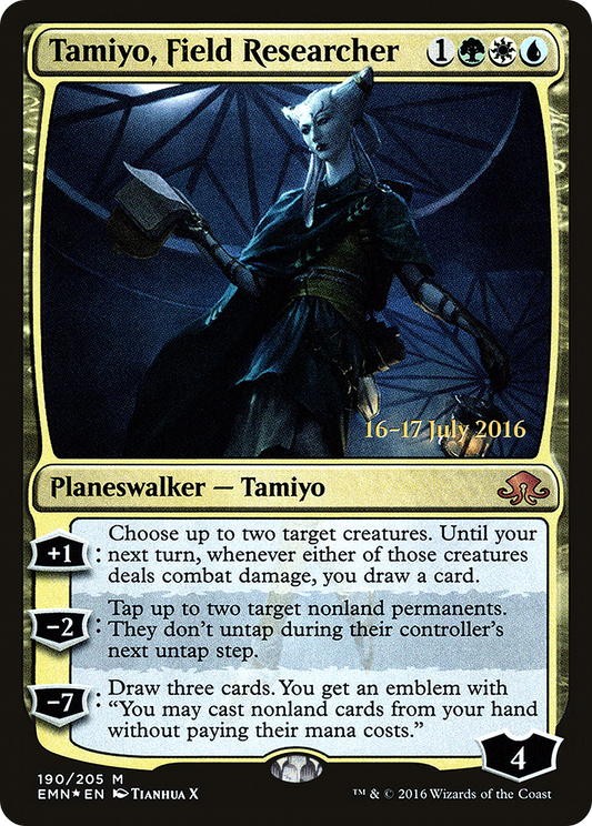 Tamiyo, Field Researcher (PEMN-190S) - Eldritch Moon Promos Foil