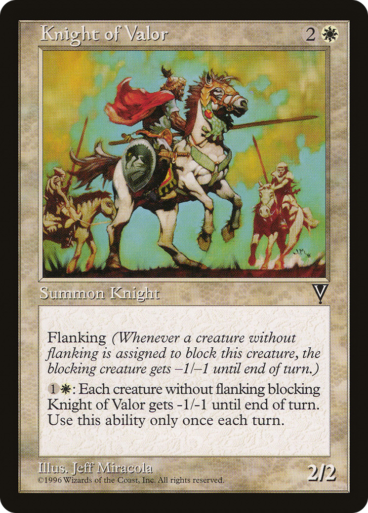 Knight of Valor (VIS-011) - Visions