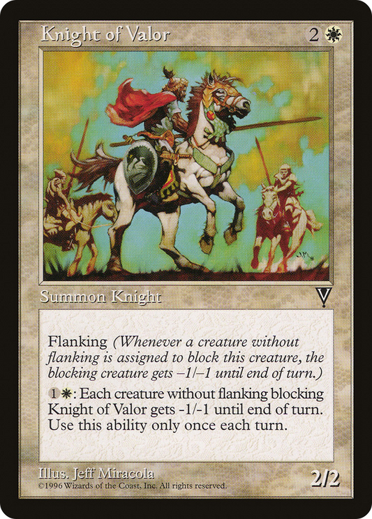 Knight of Valor (VIS-011) - Visions