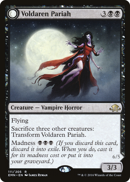 Voldaren Pariah // Abolisher of Bloodlines (EMN-111) - Eldritch Moon: (mooneldrazidfc) Foil