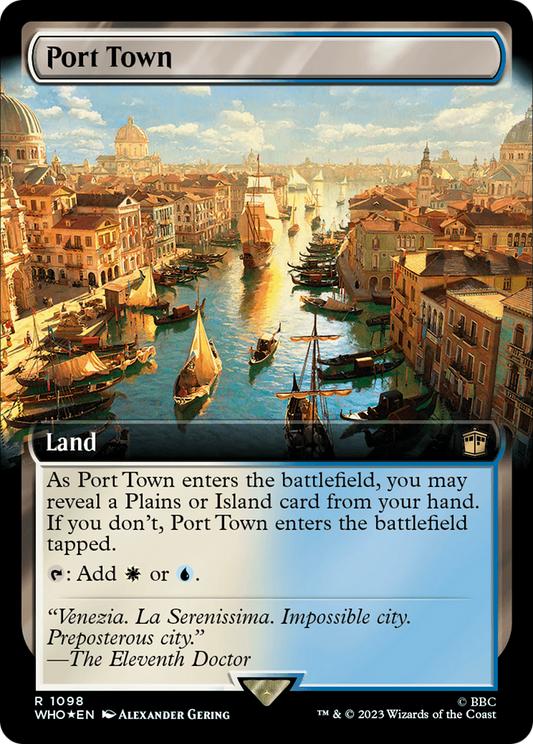 Port Town (WHO-1098) - Doctor Who: (Extended Art) Foil