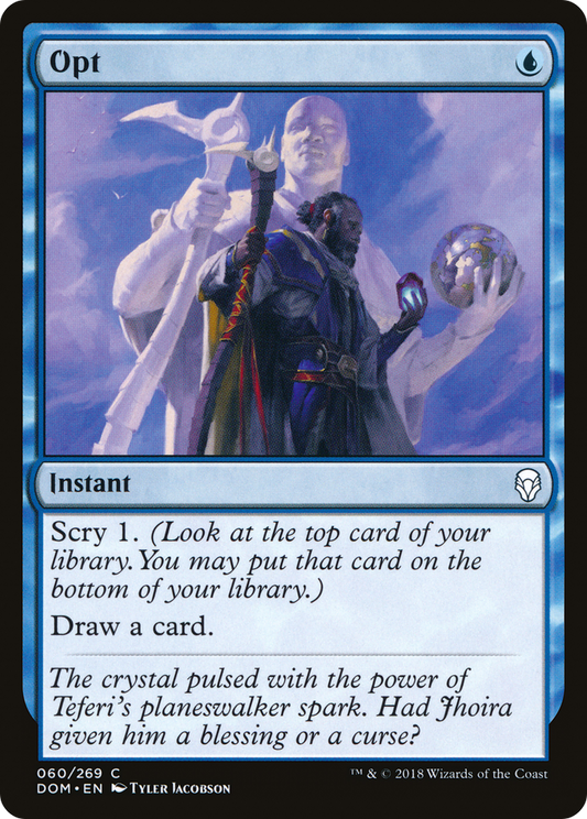 Opt (DOM-060) - Dominaria Foil