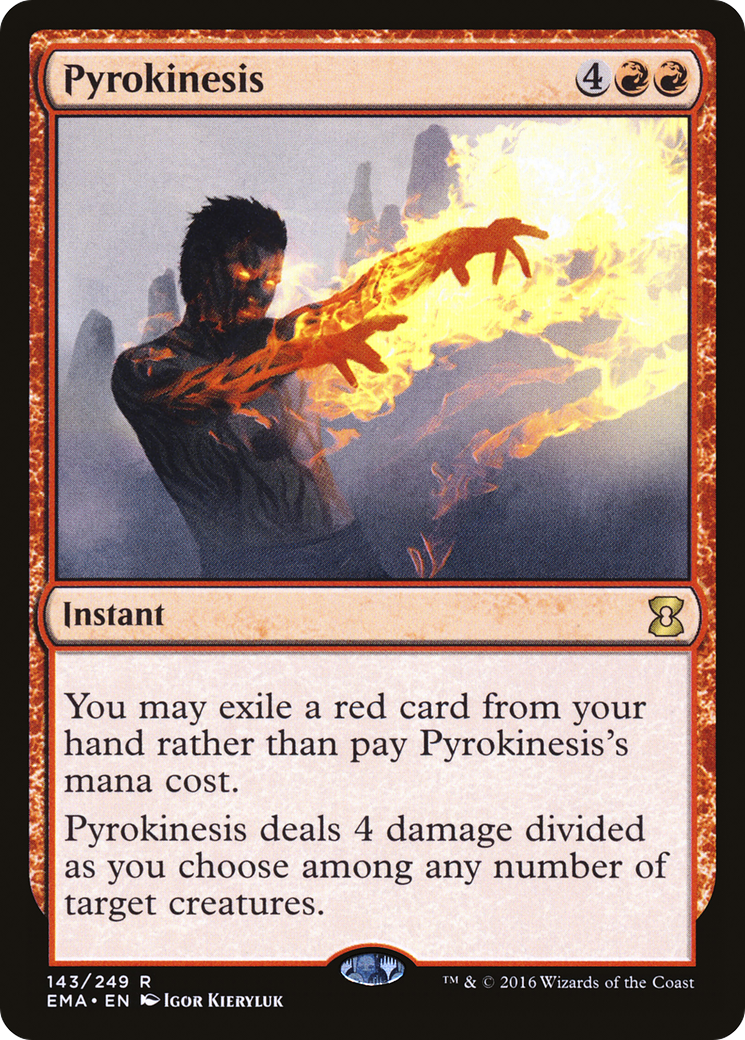 Pyrokinesis (EMA-143) - Eternal Masters Foil