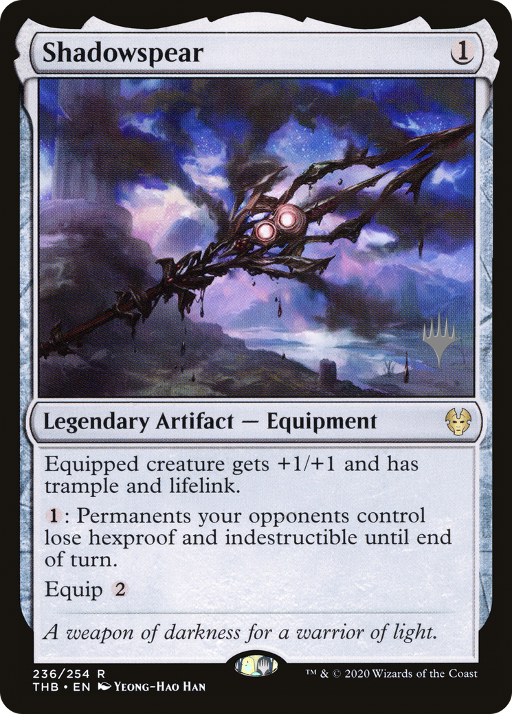Shadowspear (PPTHB-236) - Theros Beyond Death Promos (Promo Pack)