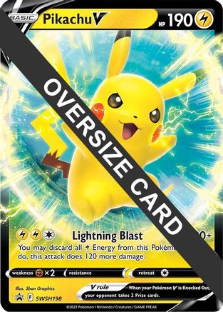 Pikachu V - SWSH198 SWSH198 - Jumbo Cards Holofoil