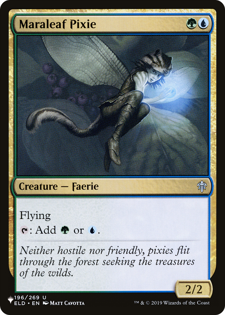 Maraleaf Pixie (LIST-ELD-196) - The List