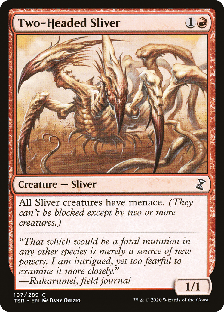 Two-Headed Sliver (TSR-197) - Time Spiral Remastered Foil